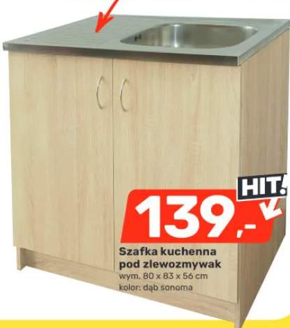 szafka kuchenna ze zlewem