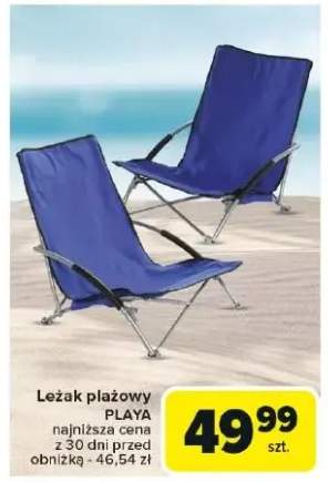 leżak plażowy