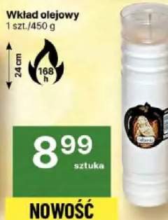 wkład olejowy do znicza
