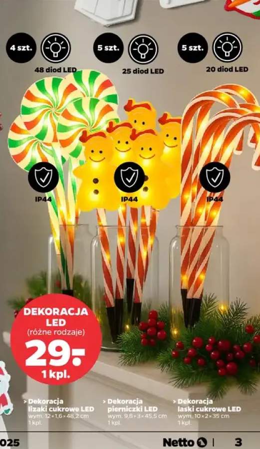 dekoracja led