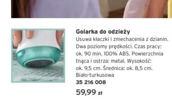 golarka do ubrań