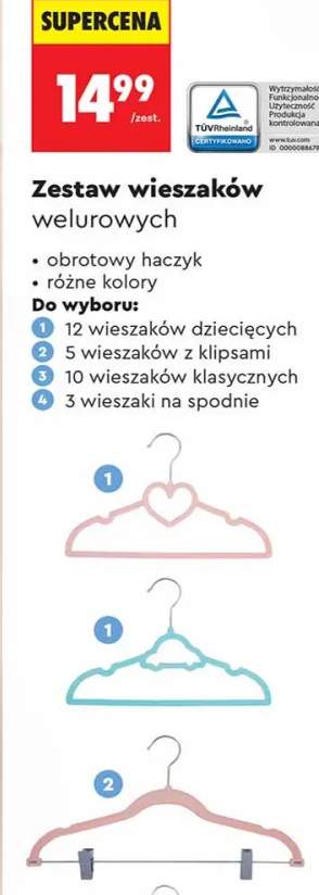 wieszaki odzieżowe
