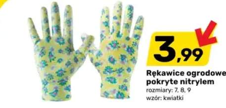 Rękawice ogrodowe pokryte nitrylem
