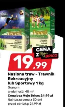 Nasiona traw - Trawnik Rekreacyjny lub Sportowy 1 kg
