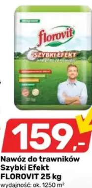 Nawóz do trawników Szybki Efekt FLOROVIT 25 kg