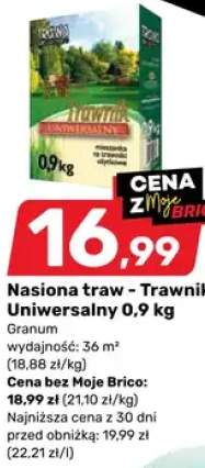 Nasiona traw - Trawnik Uniwersalny 0,9 kg