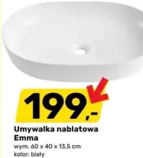 Umywalka nablatowa Emma