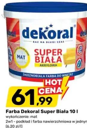 Farba Super Biała akrylowa