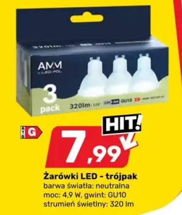Żarówki LED - trójpak