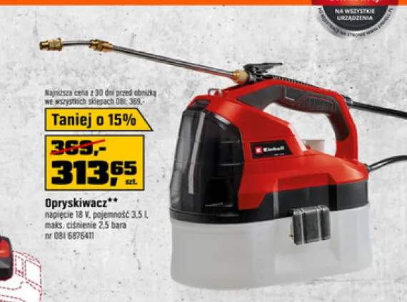 opryskiwacz ciśnieniowy