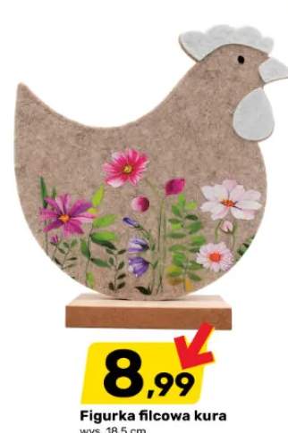 Figurka filcowa kura