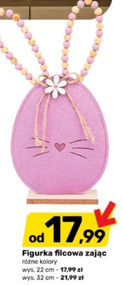 Figurka filcowa zając