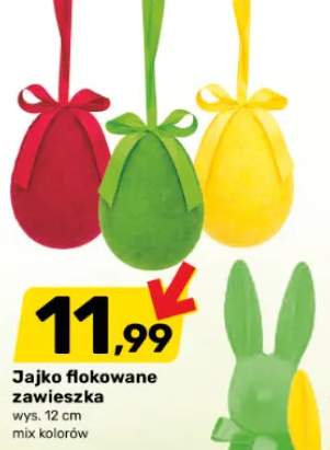 Jajko flokowane zawieszka