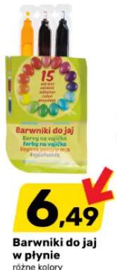 Barwniki do jaj w płynie różne kolory