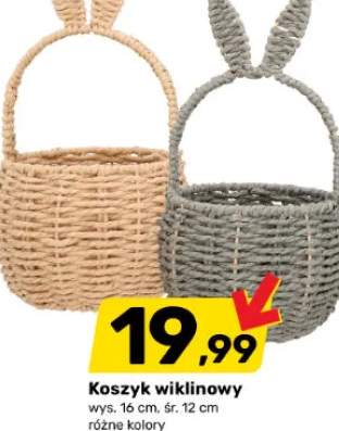Koszyk wiklinowy różne kolory