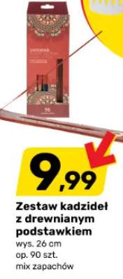 Zestaw kadzideł z drewnianym podstawkiem
