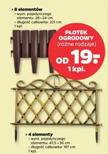 płotek ogrodowy