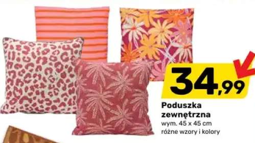 Poduszka zewnętrzna 45x45cm różne wzory i kolory