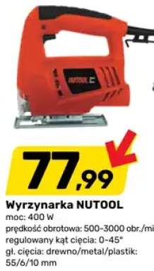 Wyrzynarka NUTOOL 400W regulowany kąt cięcia 0-45°