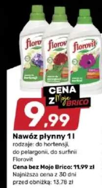 Nawóz płynny Florovit do pelargonii
