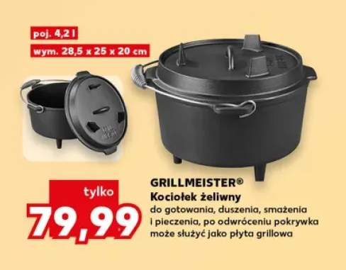 kociołek żeliwny