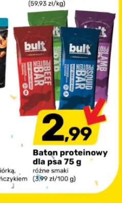 Baton proteinowy dla psa Beef bult