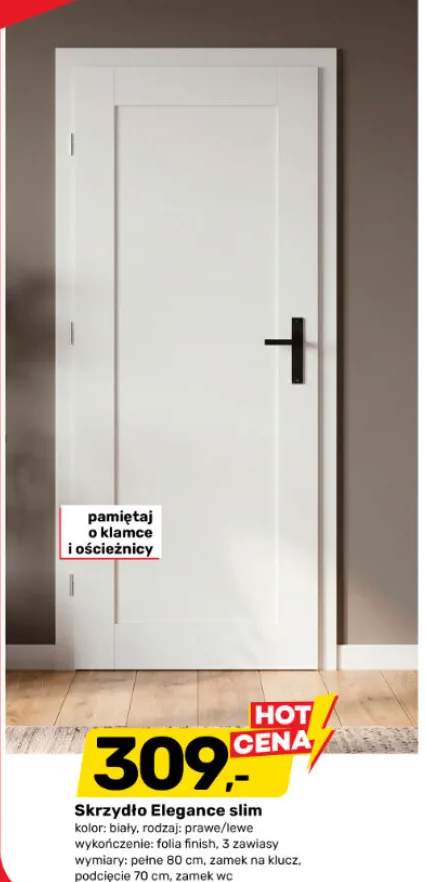 Skrzydło drzwiowe Elegance slim