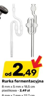 Rurka fermentacyjna plastikowa +1 wariant