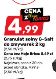 Granulat solny G-Salt do zmywarek