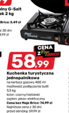 Kuchenka turystyczna jednopalnikowa