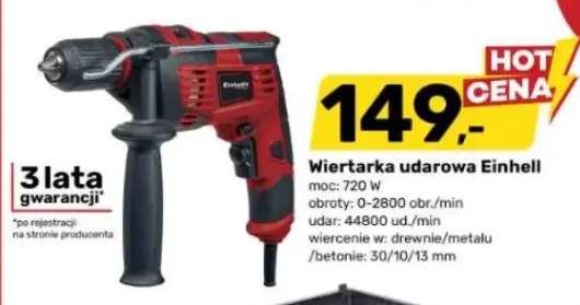 Wiertarka udarowa Einhell