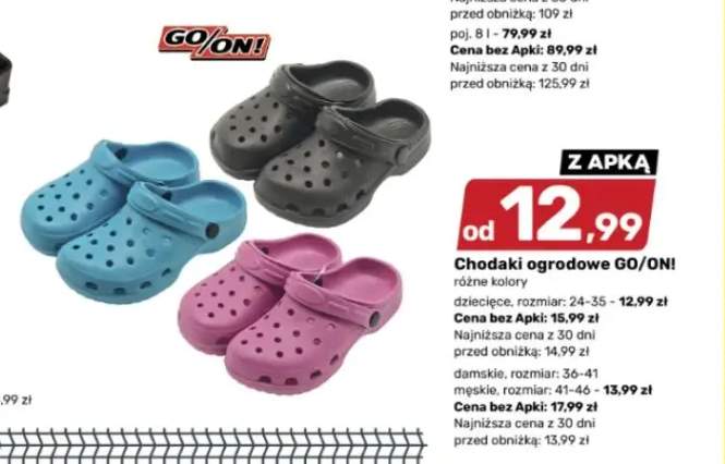 Chodaki ogrodowe męskie GO/ON! +2 warianty