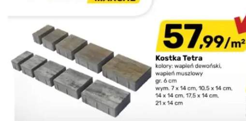 Kostka brukowa Tetra