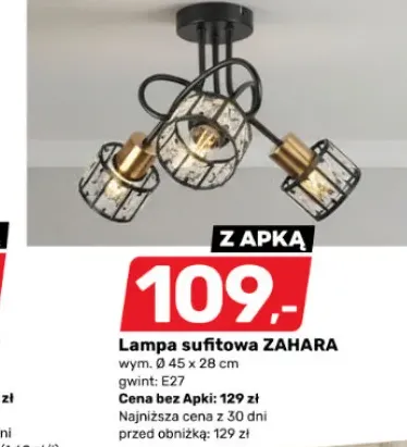 Lampa sufitowa ZAHARA