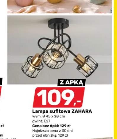 Lampa sufitowa ZAHARA