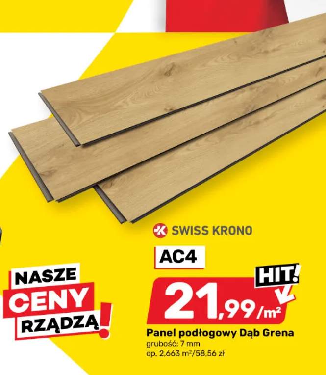 Panel podłogowy SWISS KRONO Dąb Grena AC4