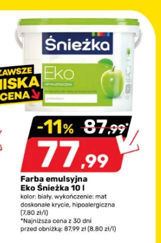 Farba emulsyjna Eko Śnieżka