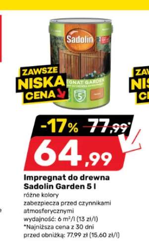 Impregnat do drewna Sadolin Garden