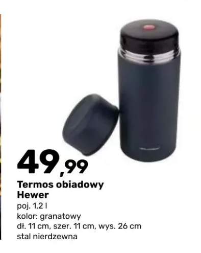 Termos obiadowy Hewer 1,2 l