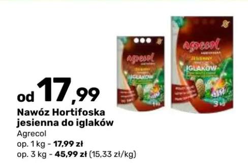 Nawóz Hortifoska jesienna do iglaków Agrecol