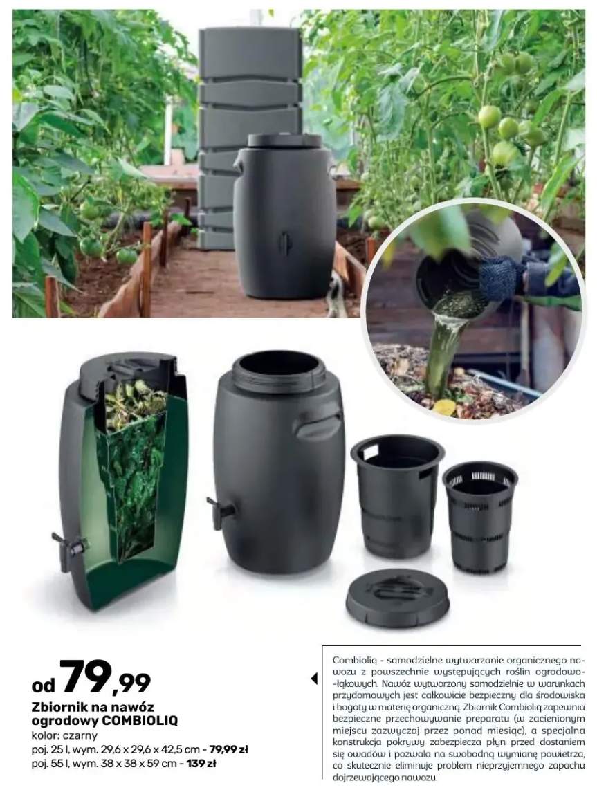 Zbiornik na nawóz ogrodowy Combioliq 25 l