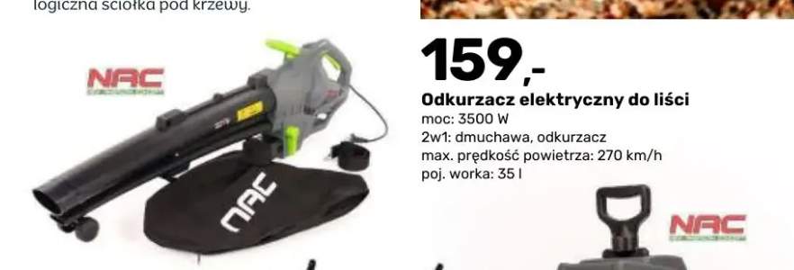 Odkurzacz elektryczny do liści Nac