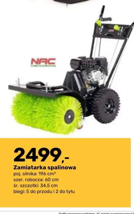 Zamiatarka spalinowa Nac