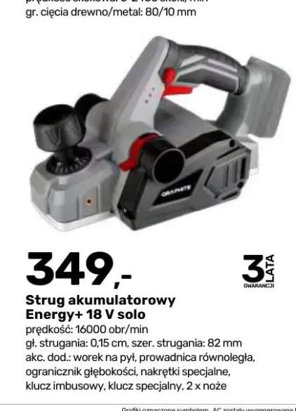 Strug akumulatorowy Graphite Energy+ solo