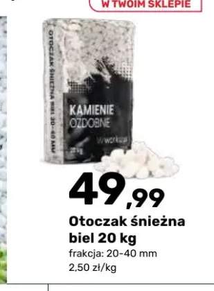 Otoczak śnieżna biel 20 kg