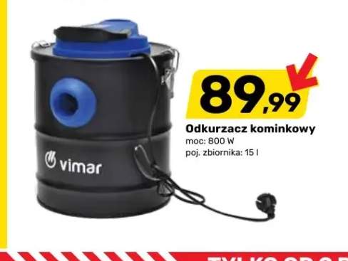 Odkurzacz kominkowy Vimar 800W 15 l