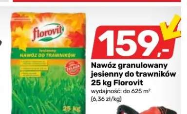 Nawóz granulowany jesienny do trawników Florovit