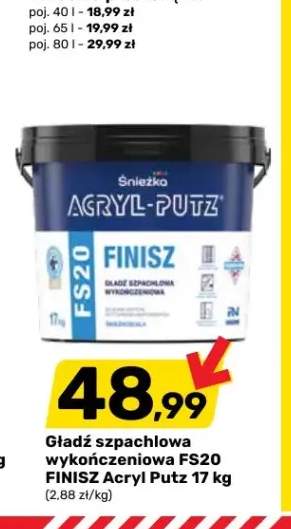 Gładź szpachlowa wykończeniowa FS20 Finisz Acryl-Putz