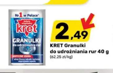 Kret granulki do udrożniania rur