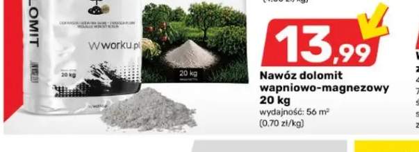 Nawóz dolomit wapniowo-magnezowy Naturin